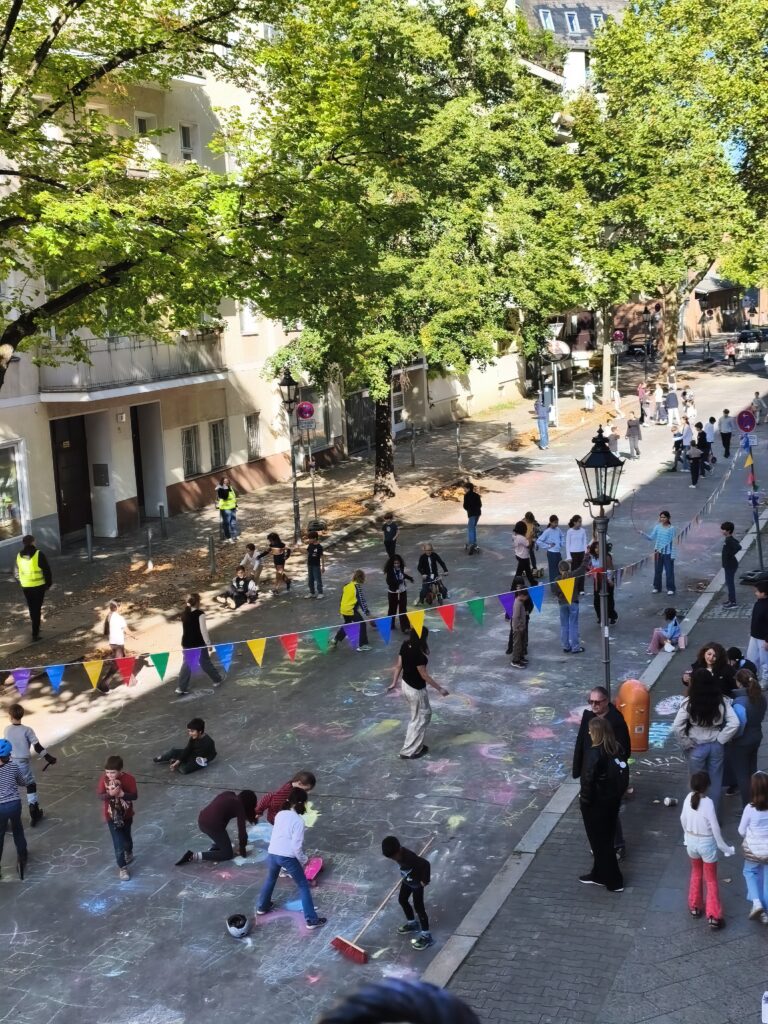 Spielstraße an der Schinkel-Grundschule